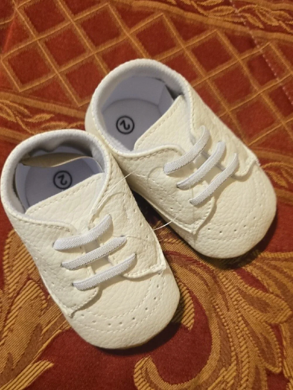 Baby Soft Moccasin Walker Shoes in Cream [Size 2]